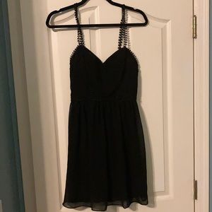 Black homecoming style dress
